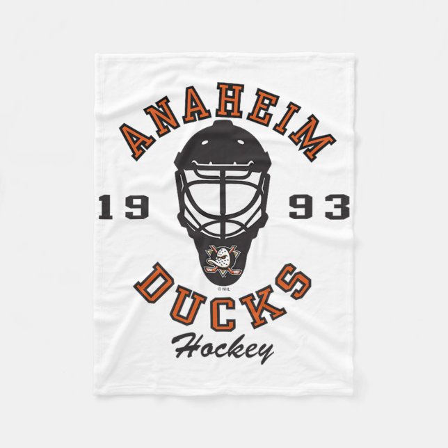 Manta Polar Anaheim Ducks Hockey Mask White Officially License (Anverso)