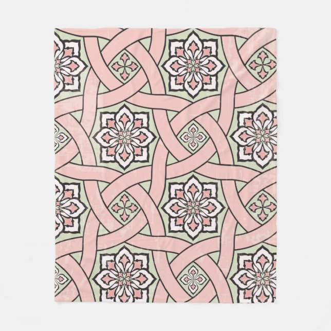 Manta Polar Ancient tile ornamental background,seamless patter (Anverso)