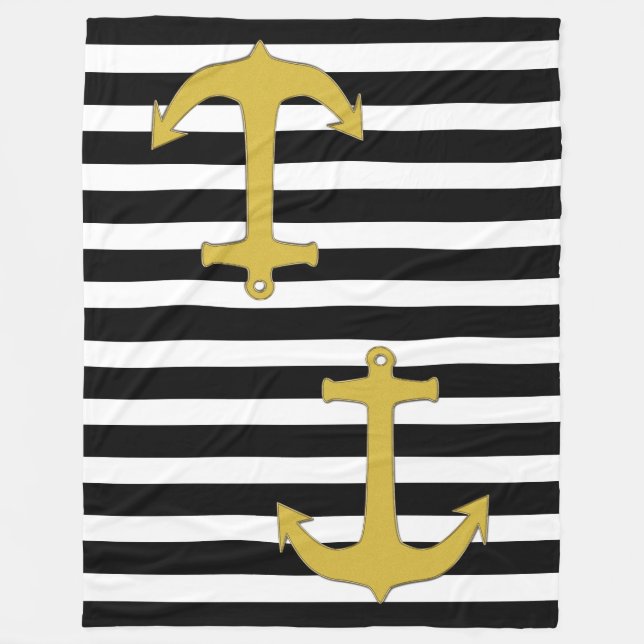 Manta Polar Anclaje de oro + sus antecedentes e ideas (Anverso)