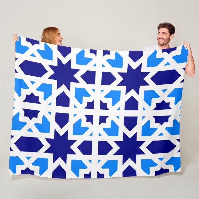 Manta Polar Andalusian Tiles 6 (In situ)