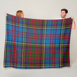 Manta Polar Anderson Clan Tartan Fleece Blanket