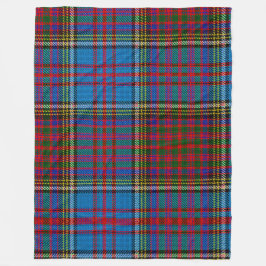 Manta Polar Anderson Clan Tartan Fleece Blanket