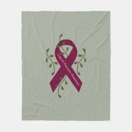 Manta Polar Aneurysm Awareness Fleece Blanket