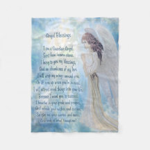 Ángel de la guarda con poema