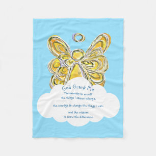 Manta Polar Ángel de la Mancha amarillo Dios me conceda una m