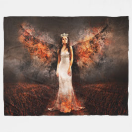 Manta Polar Ángel Oscuro Personalizable