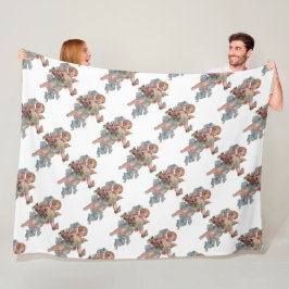 Manta Polar Angel Postcard Fleece Blanket