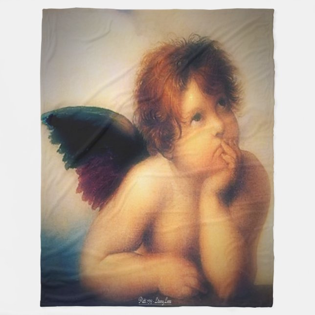 Manta Polar Ángel Putti (Anverso)