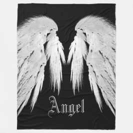 Manta Polar ANGEL WINGS Custom Name Black