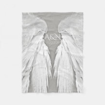 ANGEL WINGS Monograma Elegante Gris