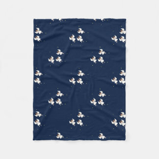 Manta Polar ángeles navidades