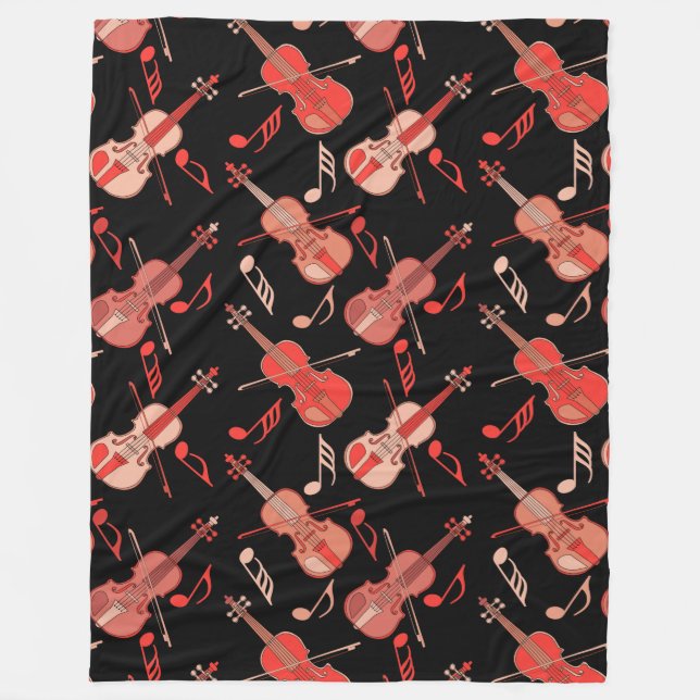 Manta Polar Anglage Violins Music Notes (Anverso)