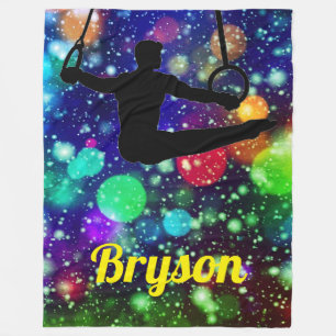 Manta Polar Anillos de gimnasia masculina personalizados