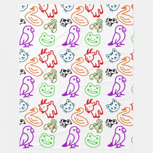 Manta Polar Animal Blanket (Anverso)