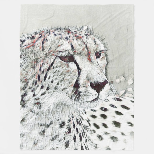 Manta Polar animal de smartmix: cheetah (Anverso)