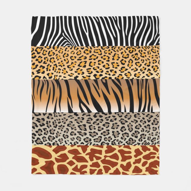 Manta Polar animal patterns|Giraffe Blanket and Comforter| (Anverso)
