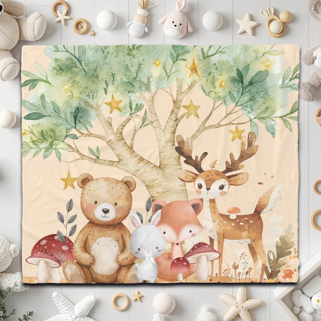 Manta Polar Animales capilares del bosque de Woodland Niños (Subido por el creador)