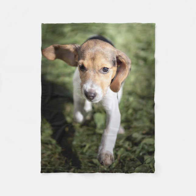 Manta Polar Animales de bebé más afectados | Beagle Puppy (Anverso)