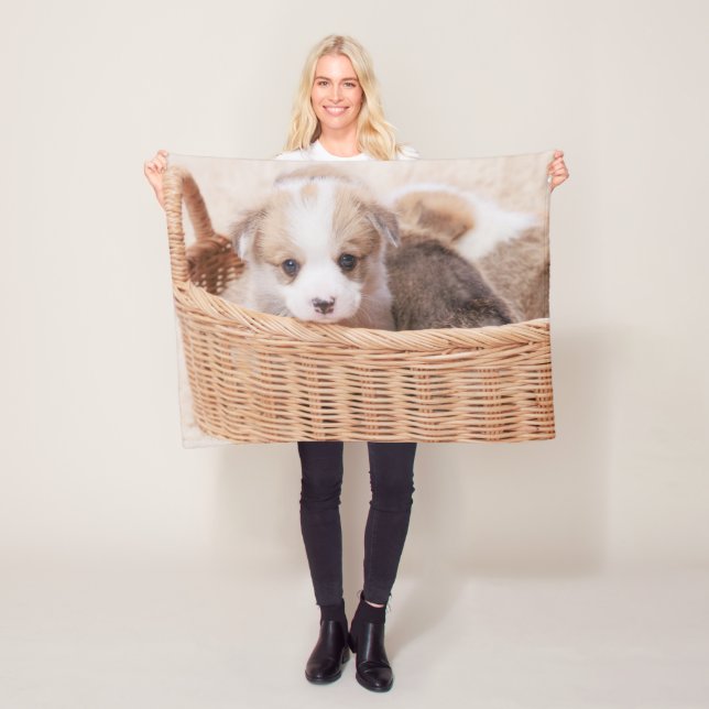 Manta Polar Animales de bebé más afectados | Corgi Tiny Puppy (In situ)