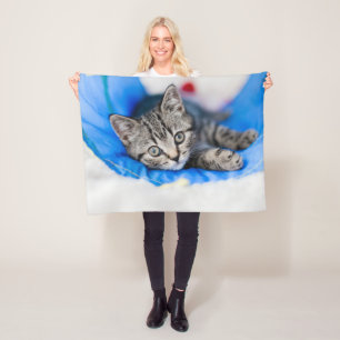 Manta Polar Animales de bebé más afectados Gatito de Tabby e