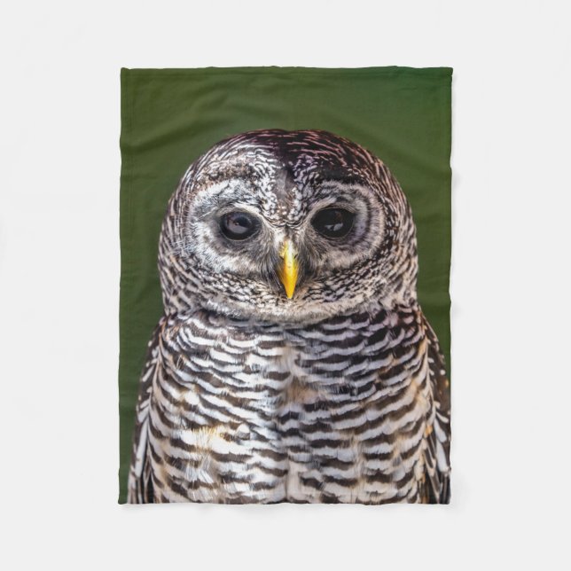 Manta Polar Animales de bebé más afectados | Lechuza Tawny (Anverso)