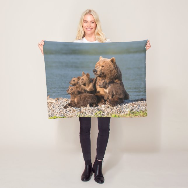 Manta Polar Animales de bebé más afectados | Madre Oso y Cubos (In situ)