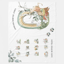 Manta Polar Animales forestales de Woodland | Matrícula de beb