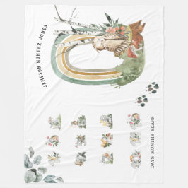 Manta Polar Animales forestales de Woodland | Matrícula de beb