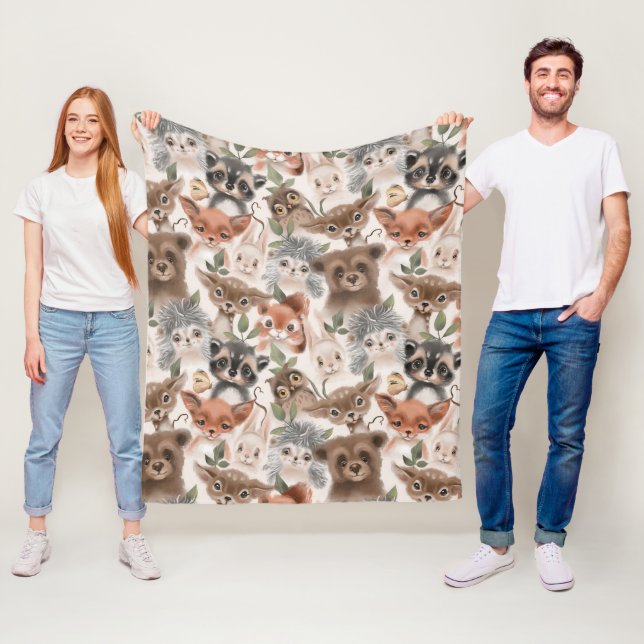 Manta Polar Animales para bebés (In situ)