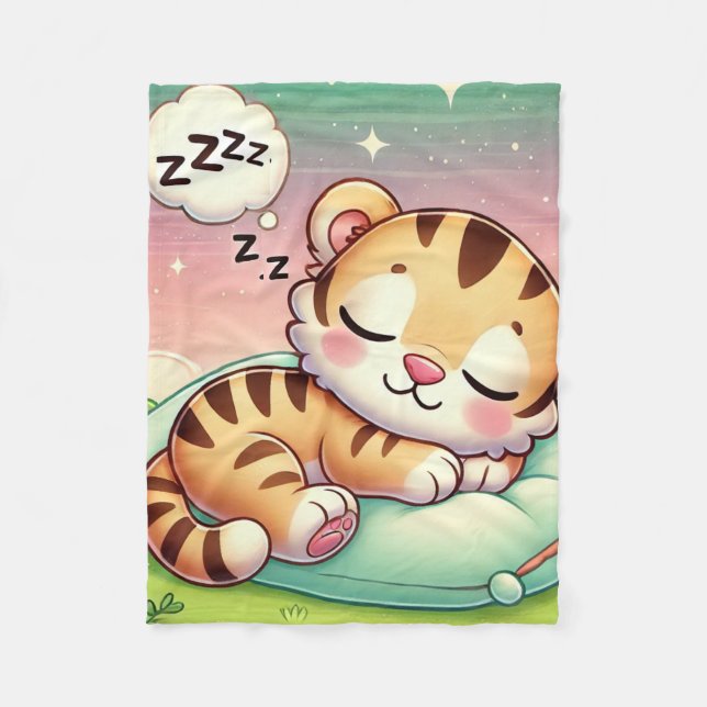 Manta Polar Animales para bebés - Decoración de la guardería p (Anverso)