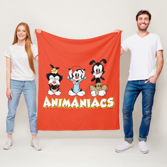 Manta Polar Animaniacs | Gráfico de Warner Siblings "No Evil" (In situ)