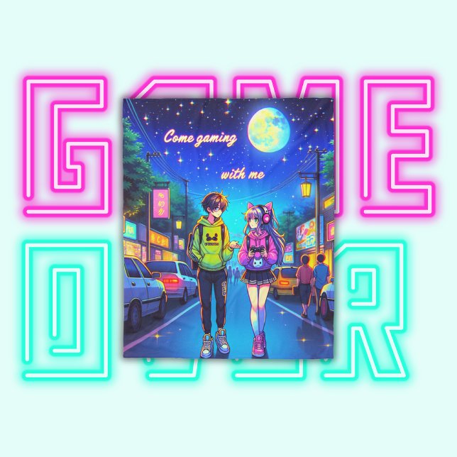 Manta Polar Anime Come Gaming with Me | (Subido por el creador)