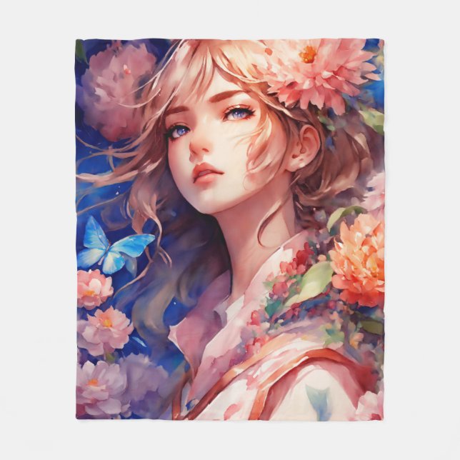 Manta Polar Anime Princess (Anverso)