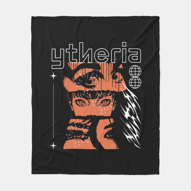 Manta Polar Anime Samurai Chica Streetwear (Anverso)