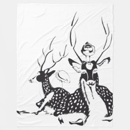 Manta Polar Anime su cobertura con animales