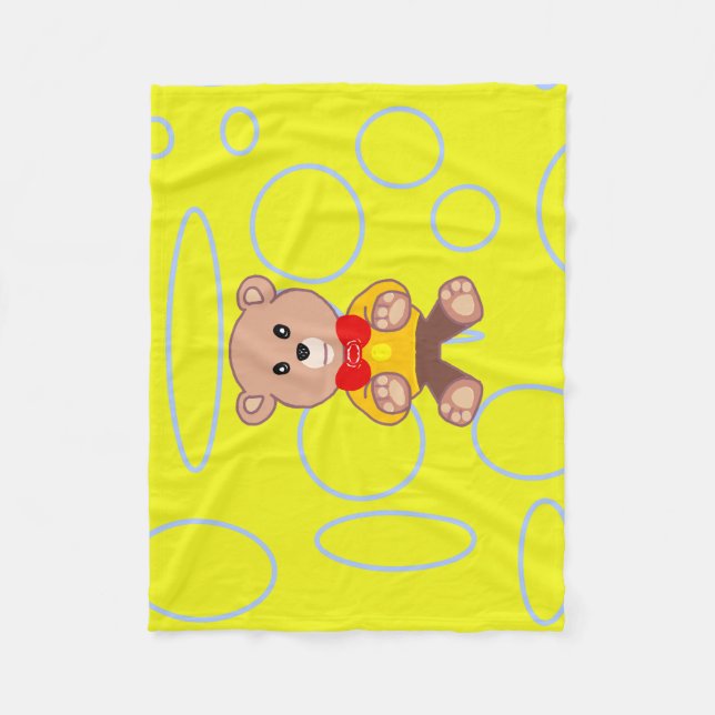 Manta Polar Anime Teddy Bear (Anverso)