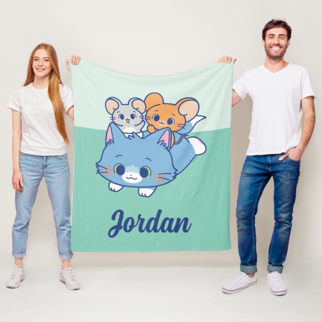 Manta Polar Anime Tom, Jerry y Tuffy (In situ)