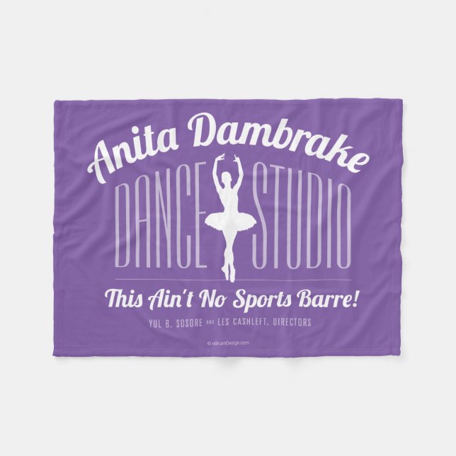 Manta Polar Anita Dambrake Dance Studio (Frente (Horizontal))