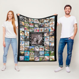 Manta Polar Aniversario 55 Collage de fotos UNIDO DESDE