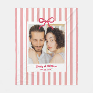 Manta Polar Aniversario de bodas de pareja con foto personaliz