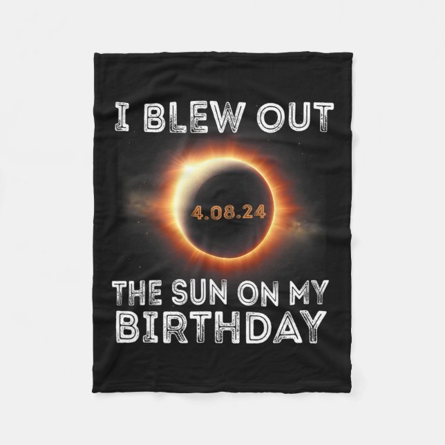 Manta Polar Aniversario Del Eclipse Solar Salí Del Sol En Mi B (Anverso)