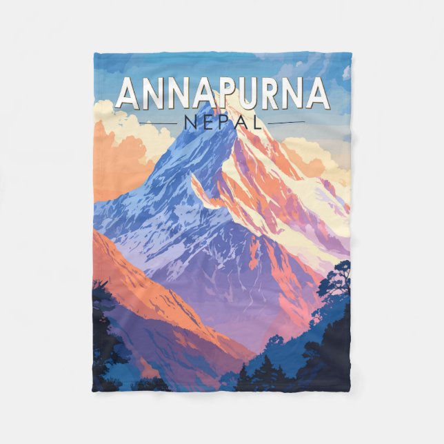 Manta Polar Annapurna Nepal Viajes de arte (Anverso)