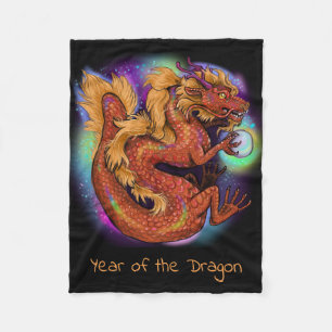 Manta Polar Año chino del zodiaco del dragón