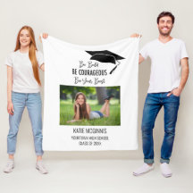 Año de foto de graduación Sé valiente valeroso Mej