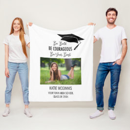 Manta Polar Año de foto de graduación Sé valiente valeroso Mej