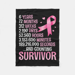 Manta Polar Años 72 meses de lucha contra el cáncer de mama Cu