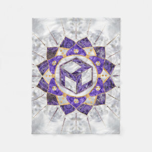 Manta Polar Antahkarana en Lotus Mandala- Amethyst and Pearl