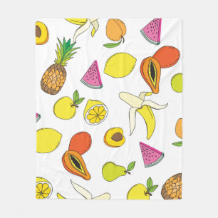 Manta Polar Antecedentes con frutas jugosas. Patata de fruta s