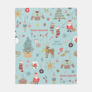 Manta Polar antecedentes de los navidades, papel de embalaje s