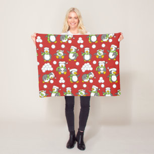 Manta Polar Antecedentes de pingüinos navidades